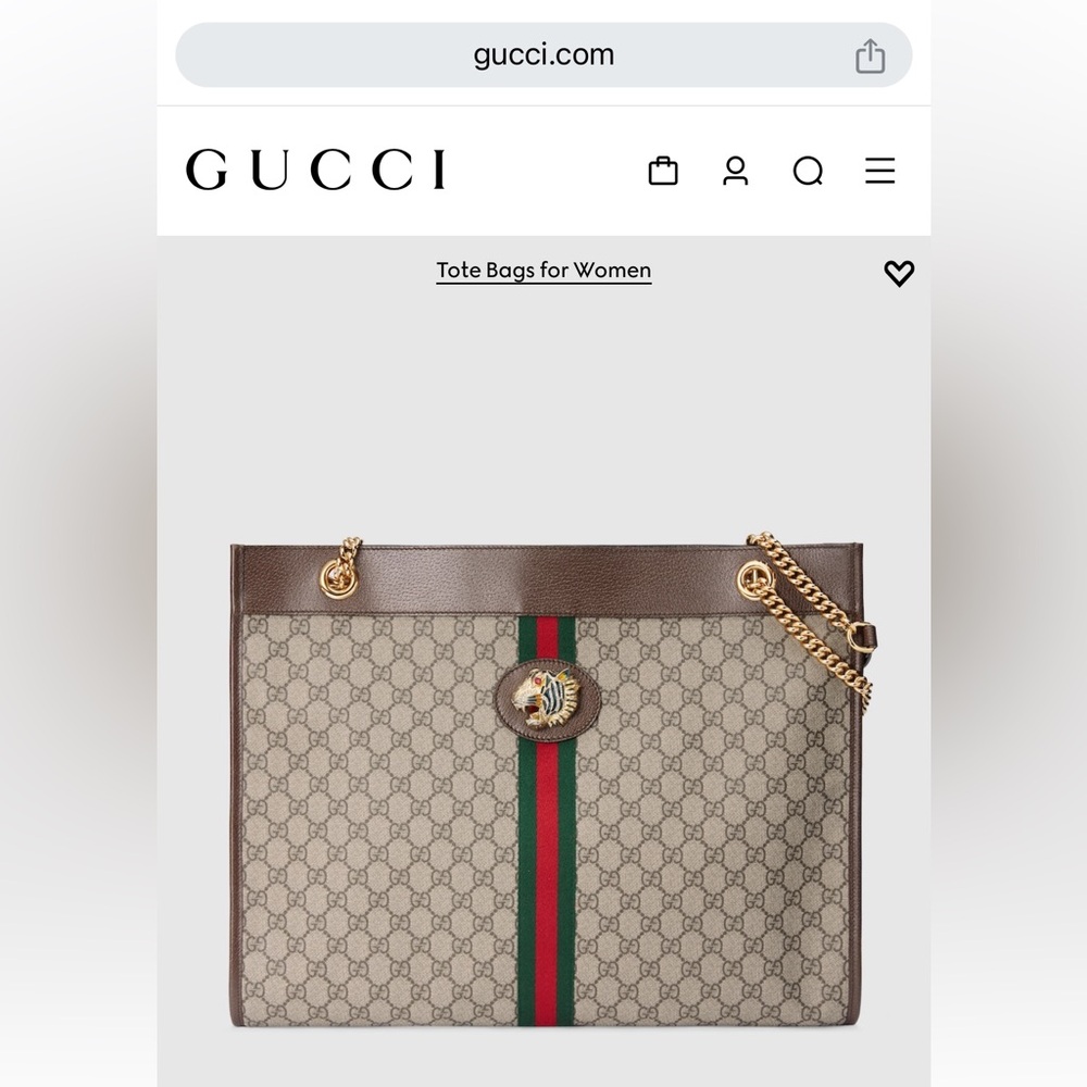 RAJAH GG TOTE NWOT